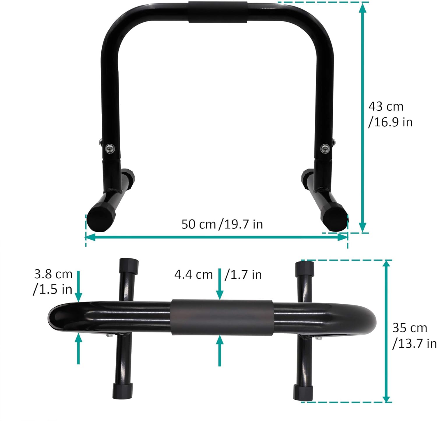 Pullup & Dip Parallele Fitness con Maniglie Extra Grandi - immagine 6