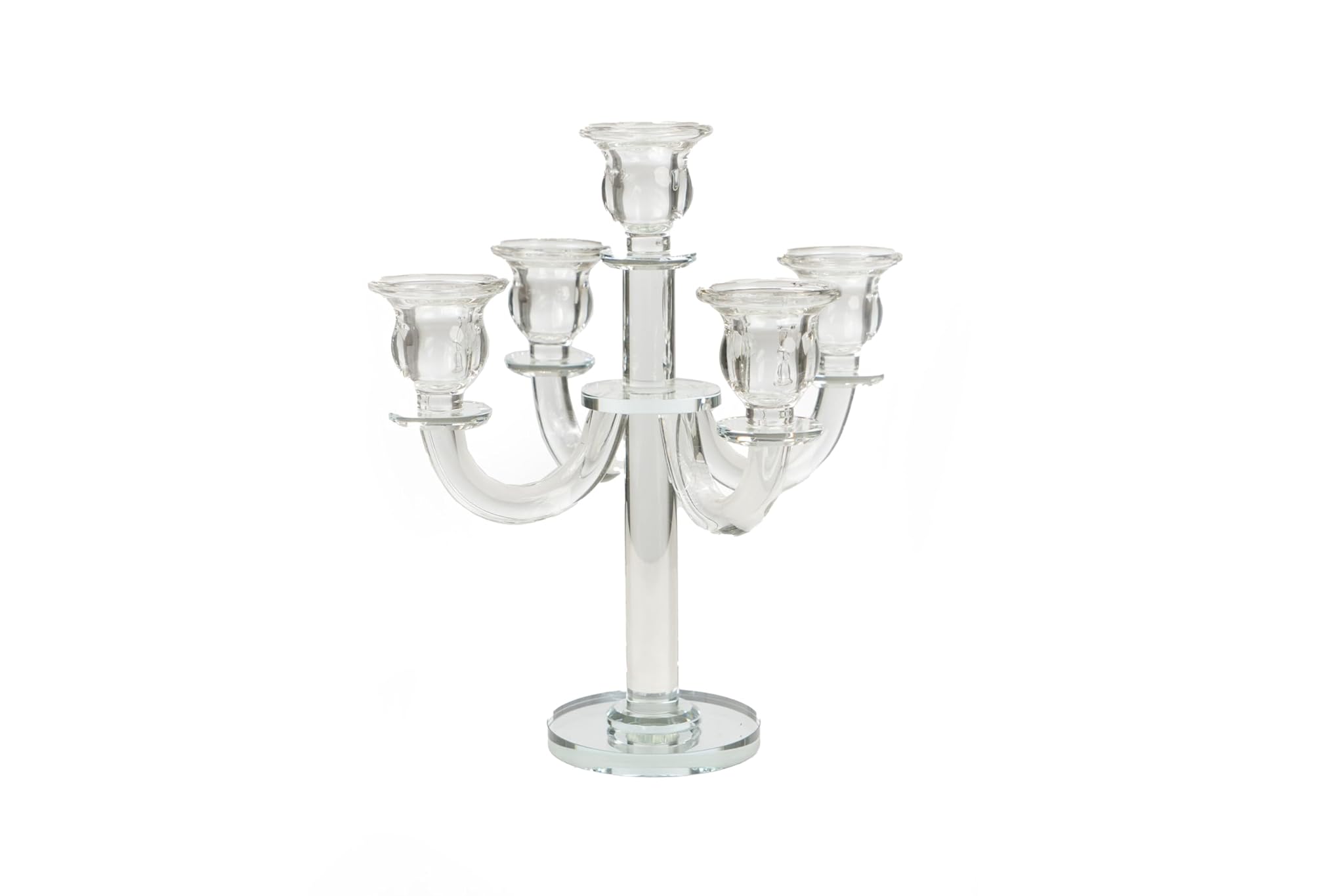 CANDELABRO VIDRIO 5 BRAZOS