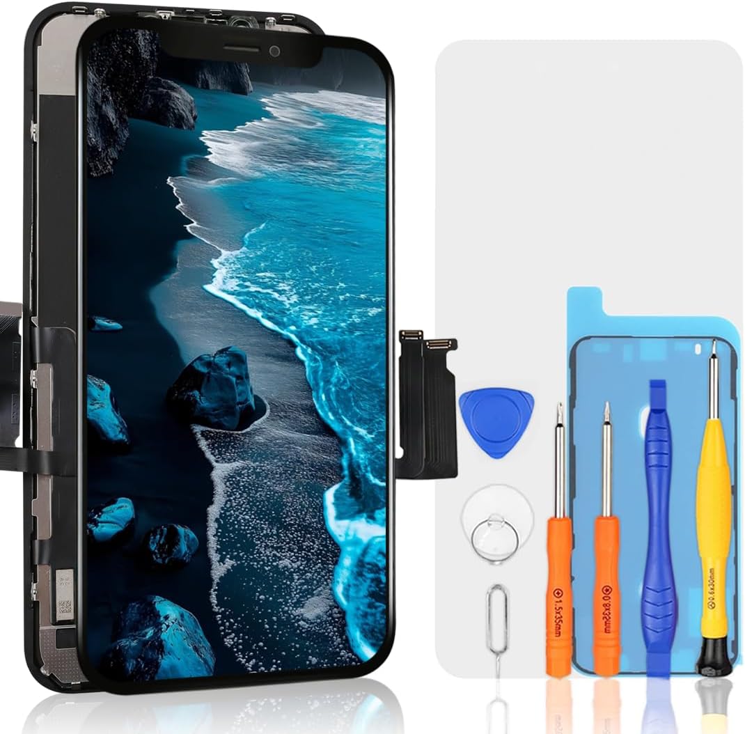 bokman Schermo per iPhone XR Nero 6.1'' - immagine 1