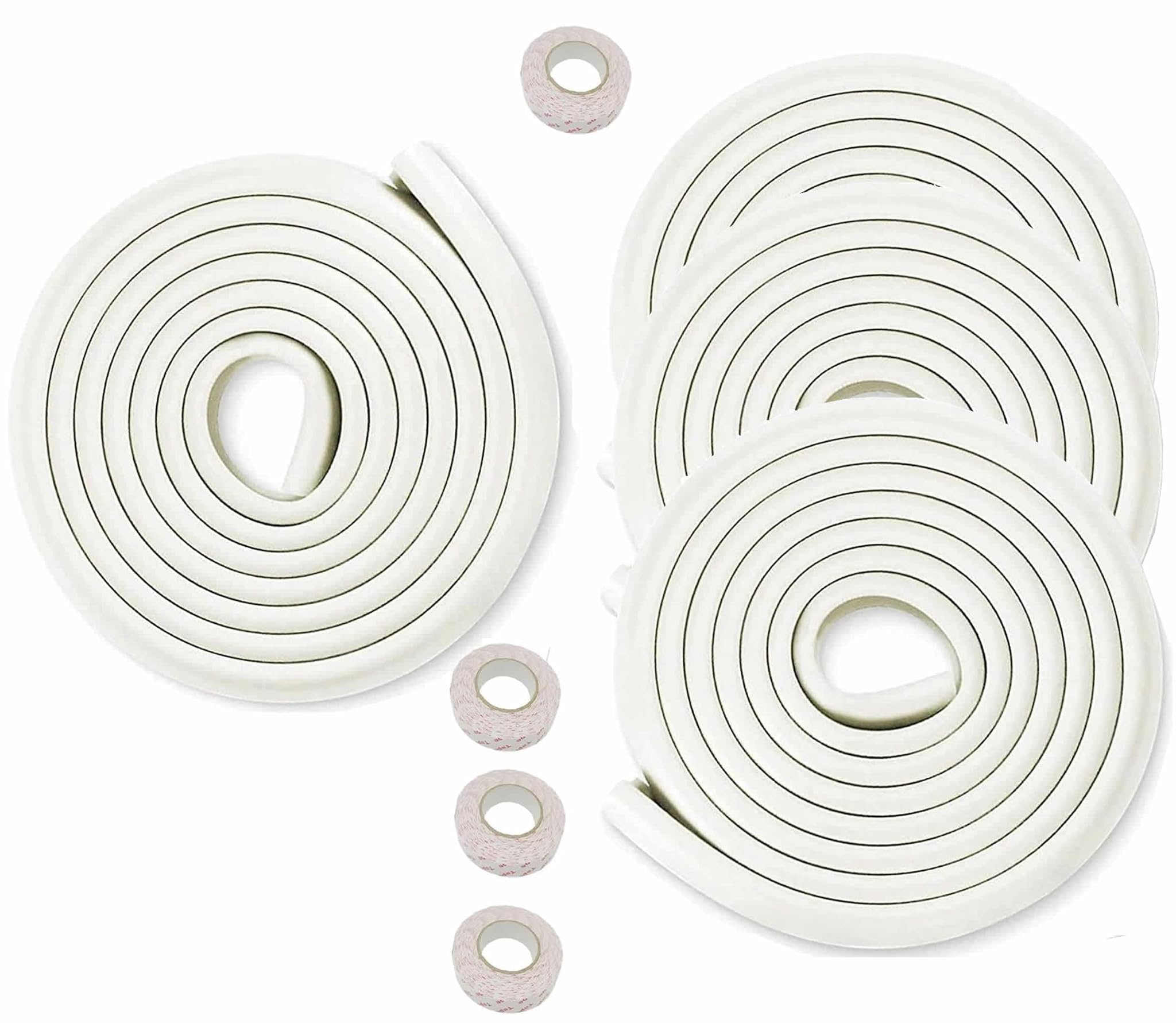 Protezione Bordi L-Forma 20M, Off-Bianco