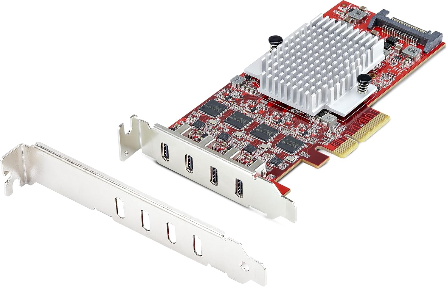 Startech.com Scheda PCIe USB-C a 4 Porte USB 3.2 10Gbps - immagine 1