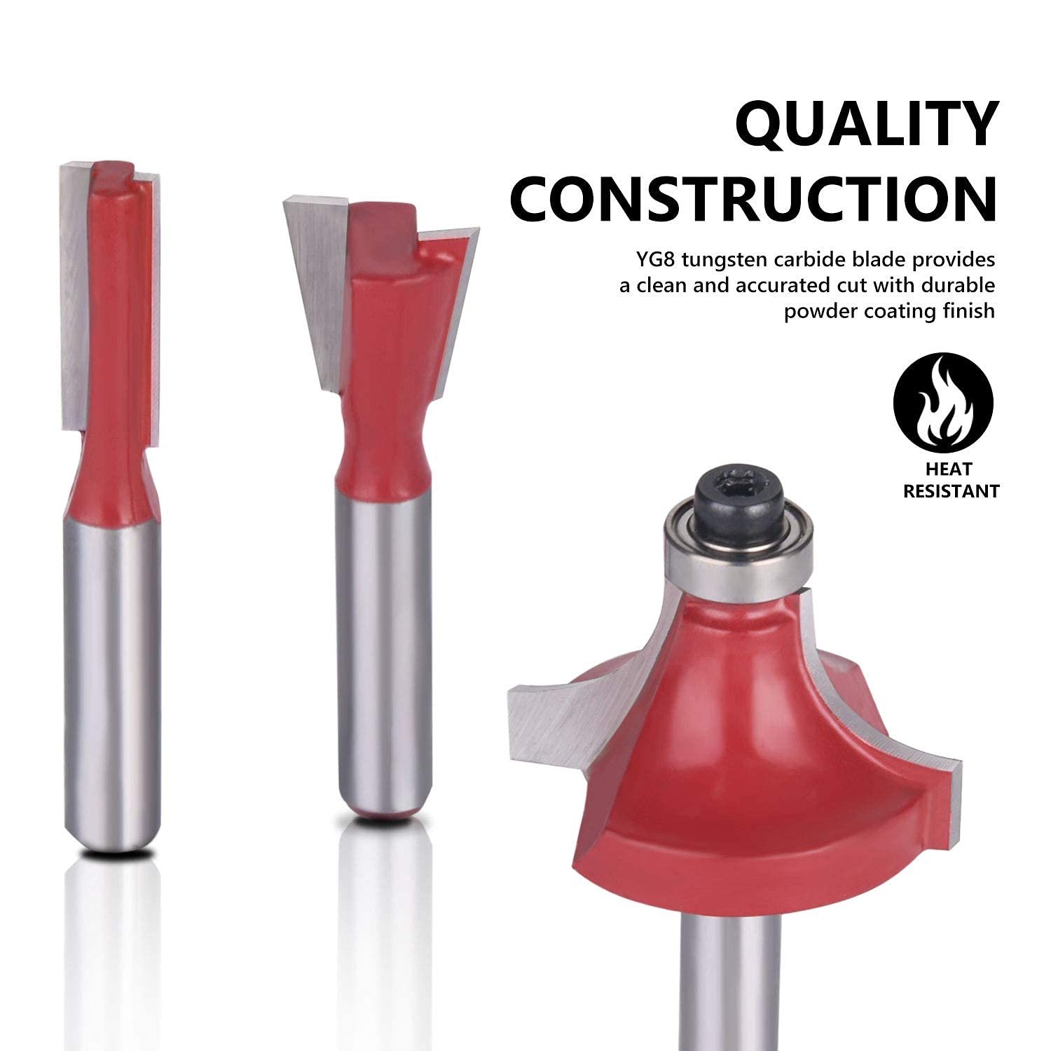 Flintronic Set Fresa per Scanalature Legno 15 Pezzi - immagine 4