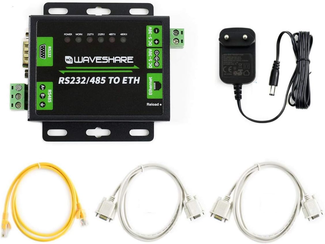 Ibest Convertitore Industriale RS232/RS485 a Ethernet - immagine 1