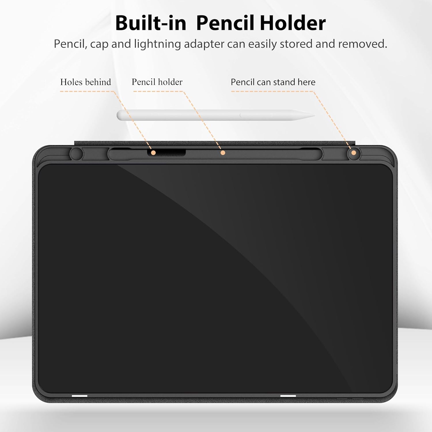 Easyacc Custodia per Xiaomi Redmi Pad Pro 12.1" 2024 (Nero) - immagine 5