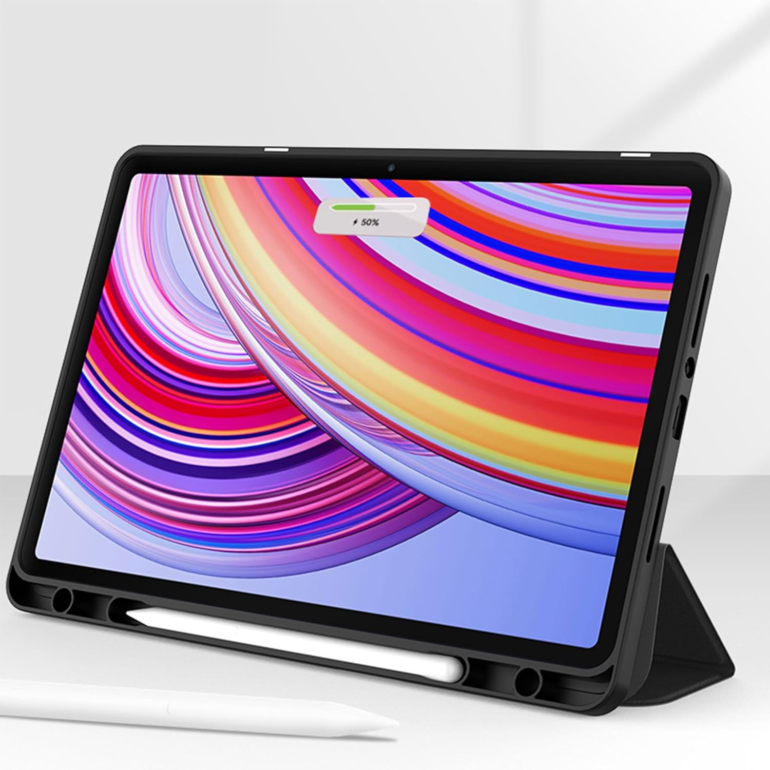 Easyacc Custodia per Xiaomi Redmi Pad Pro 12.1" 2024 (Nero) - immagine 7