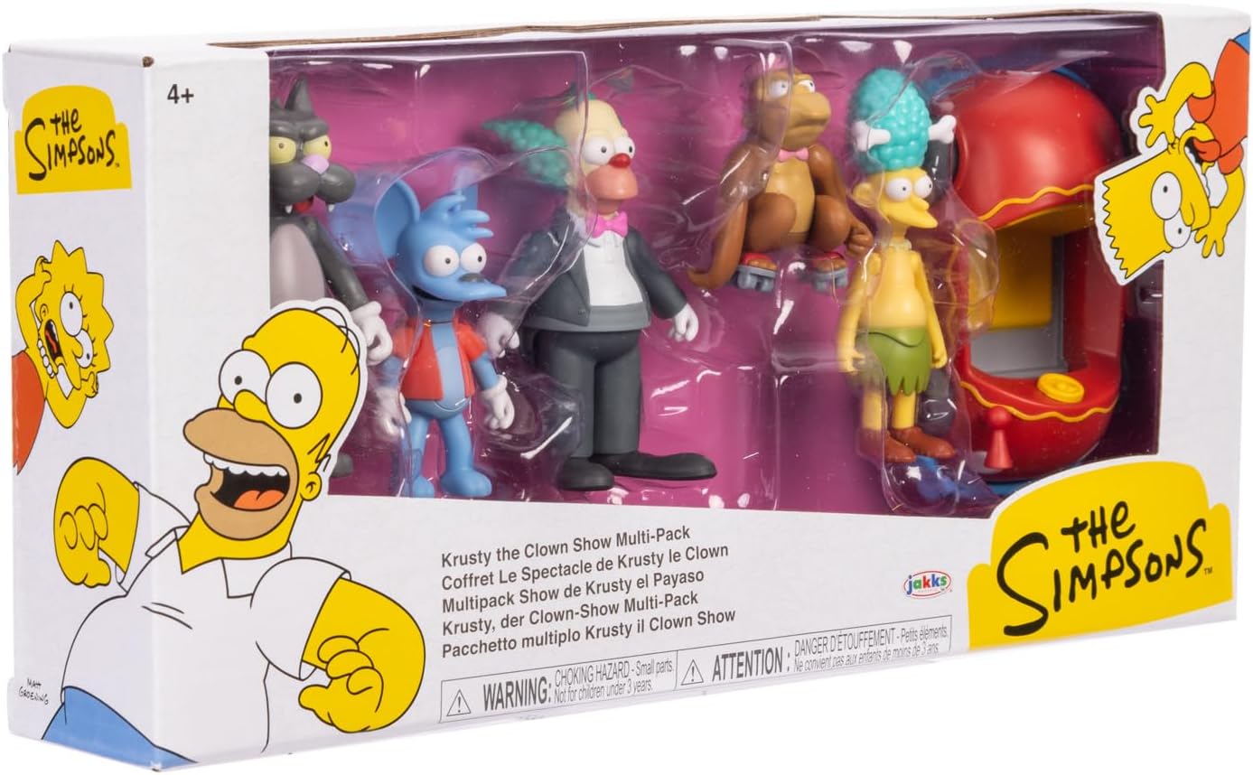 MultiPack 2,5” Krusty The Clown Show - Figure I Simpson - immagine 2