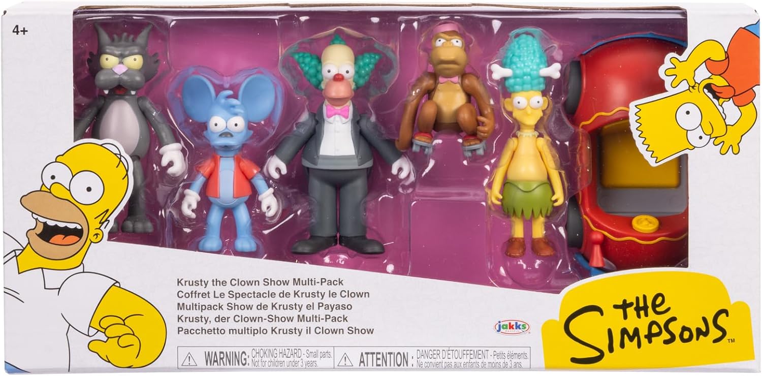 MultiPack 2,5” Krusty The Clown Show - Figure I Simpson - immagine 3