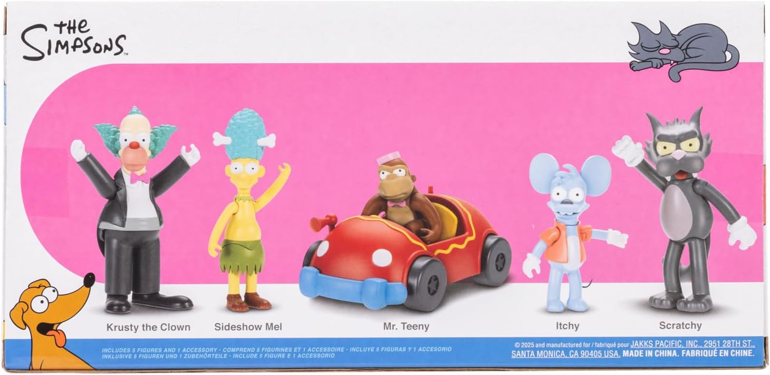 MultiPack 2,5” Krusty The Clown Show - Figure I Simpson - immagine 4