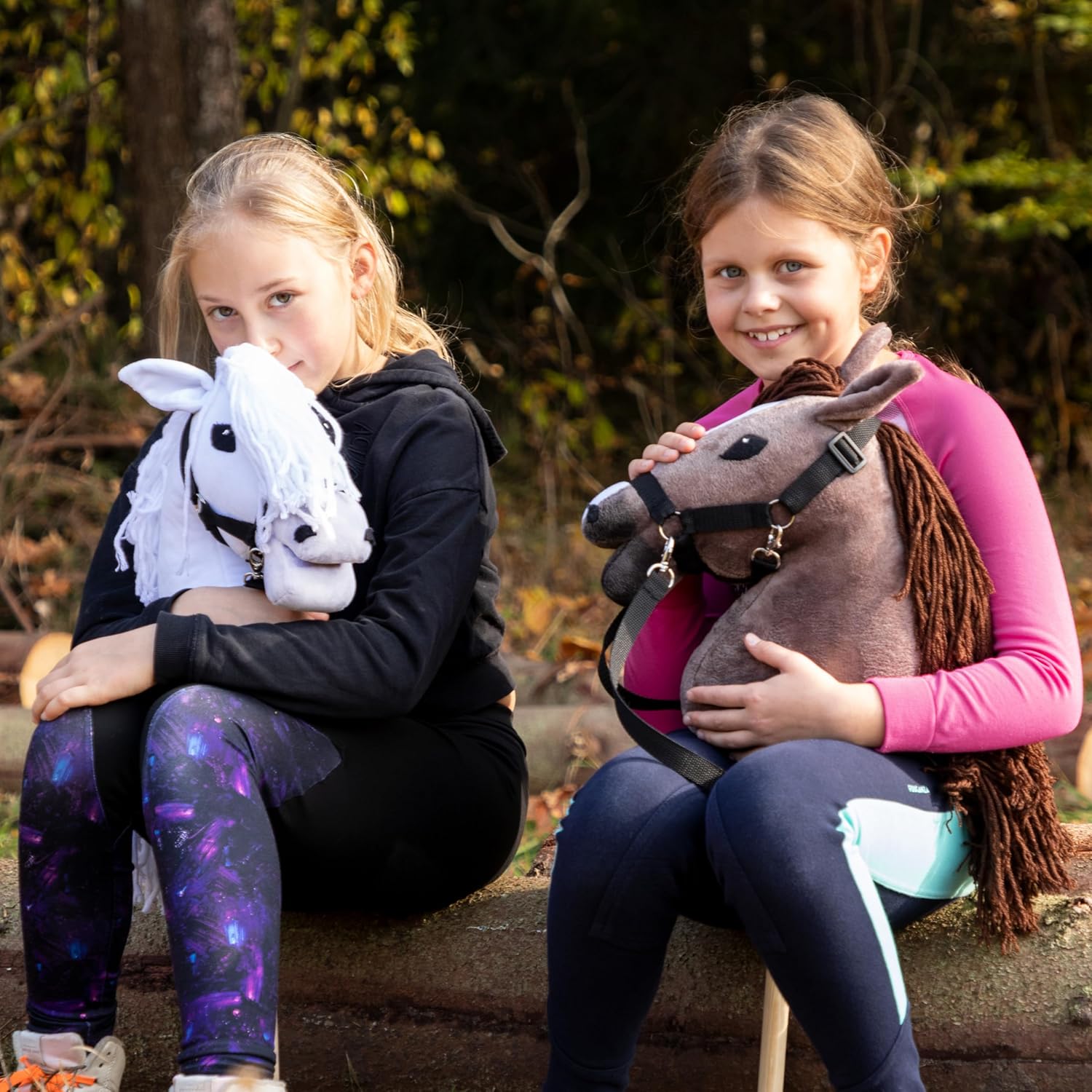 SKIPPI Hobby Horse Bianco - Cavallo con Bastone A3 - immagine 4