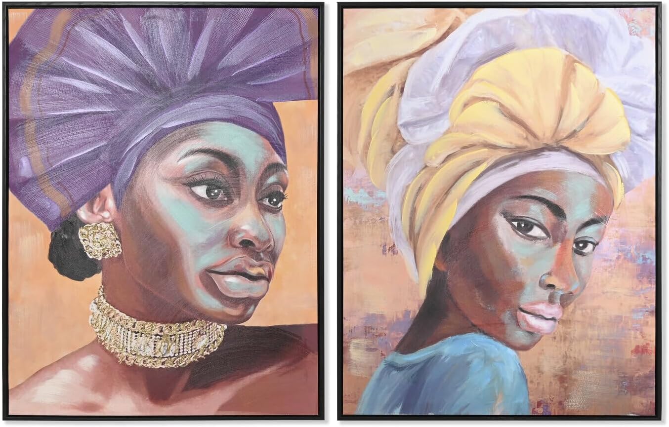 CUADRO LIENZO PS 60X3,5X80 AFRICANA 2 SURT. - immagine 1