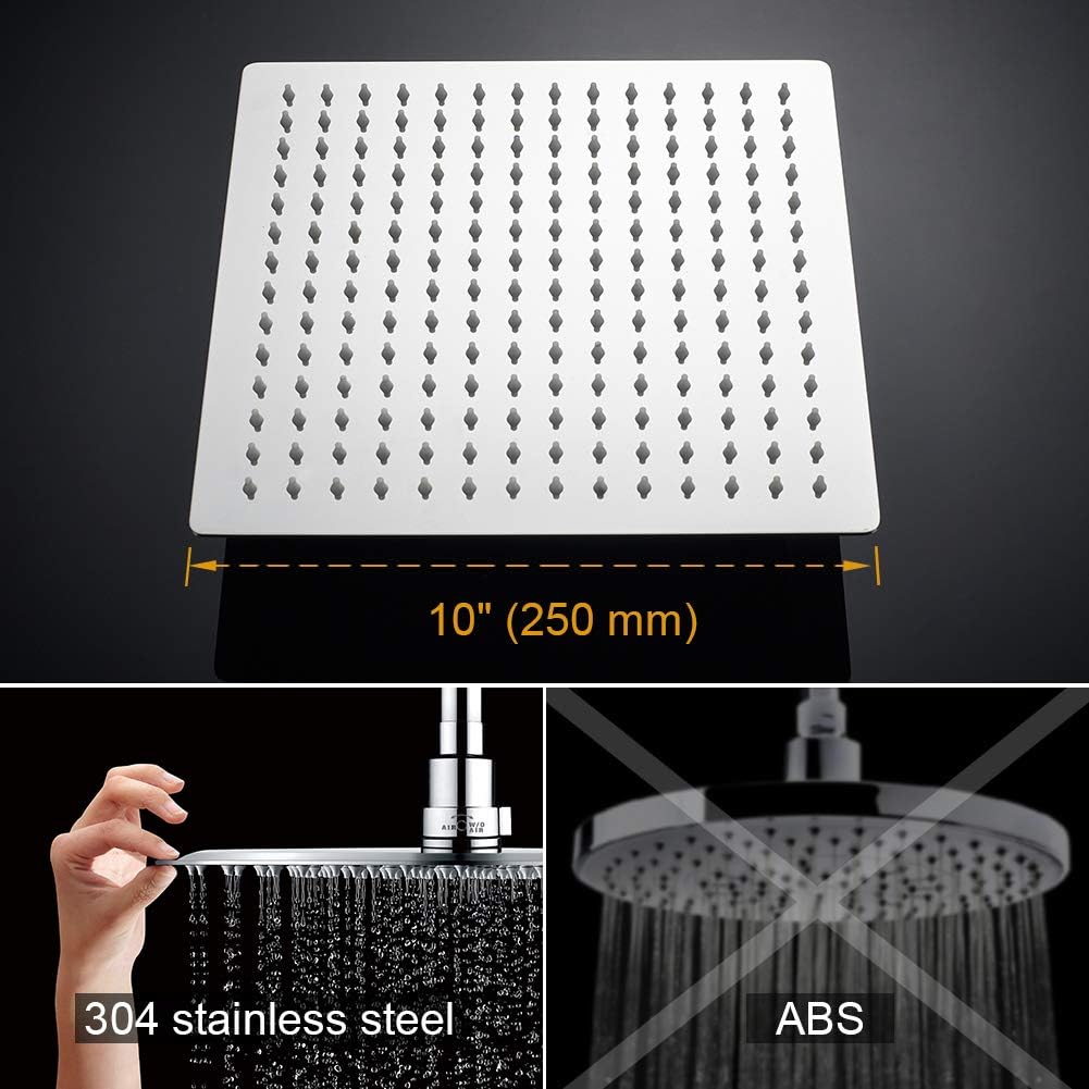 Grifema G7007 - Soffione Doccia Pioggia Quadrato - immagine 6