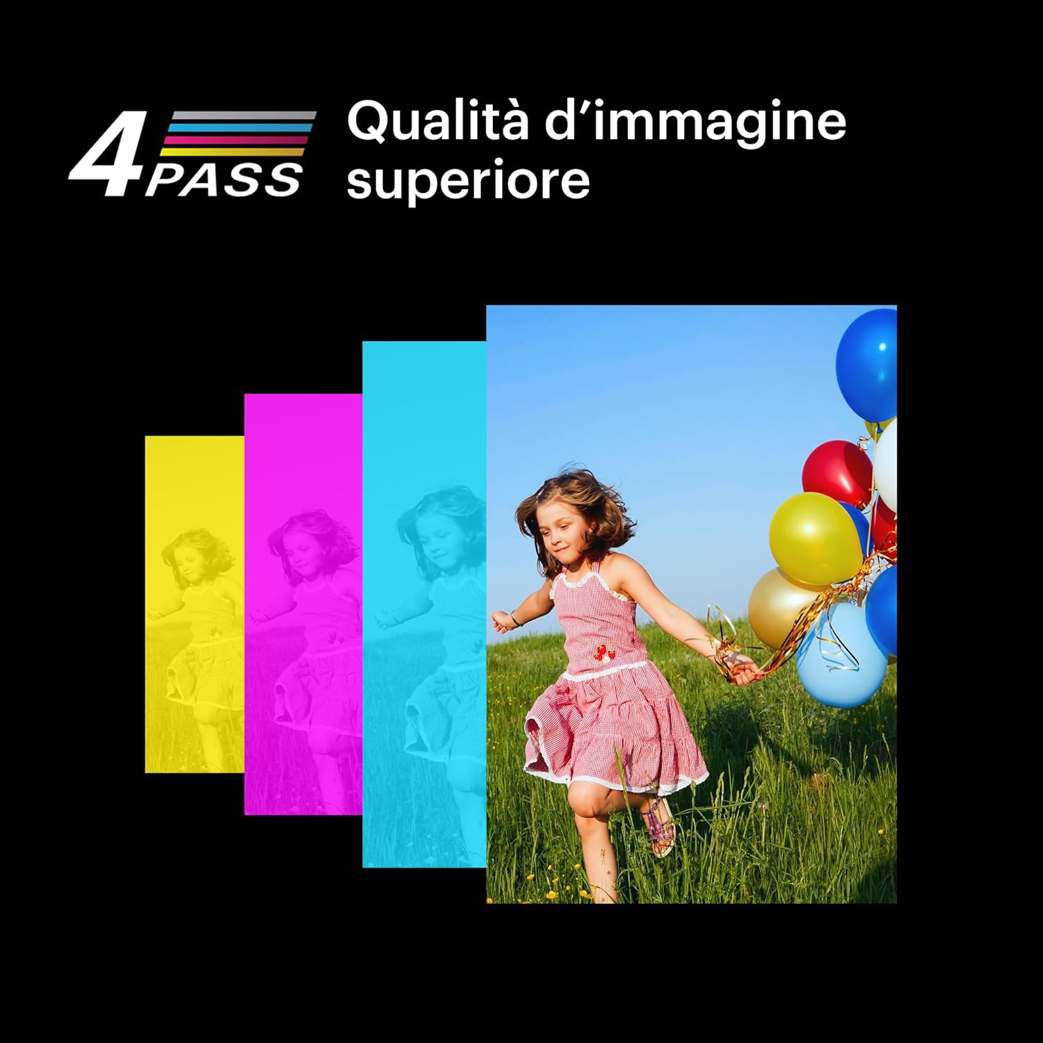 Kodak Mini Shot 2 Retro 4PASS - Fotocamera Istantanea e Stampante, Giallo - immagine 6