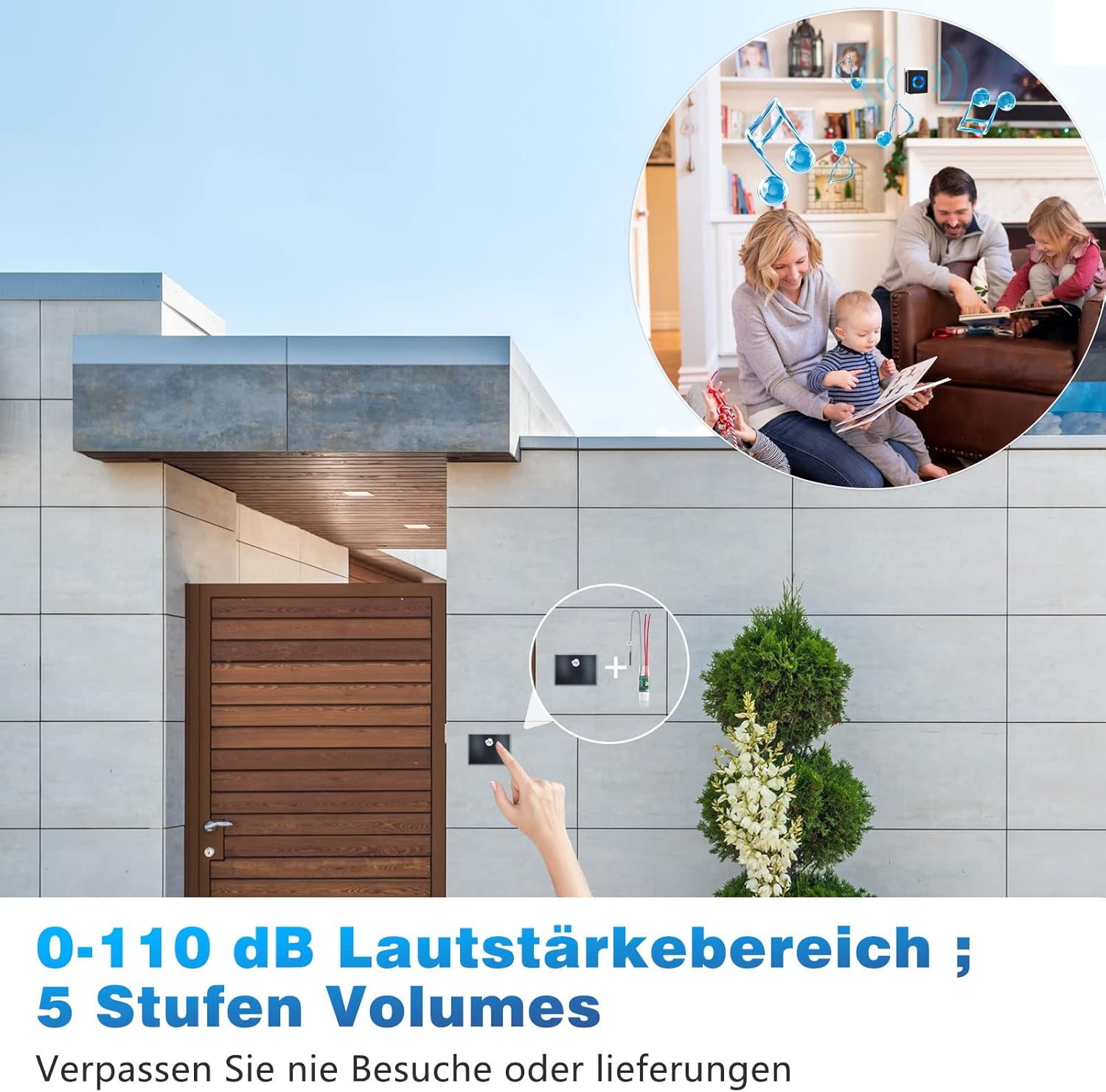 Satisure Doorbell - Set di Estensione Radio per Campanelli - immagine 5