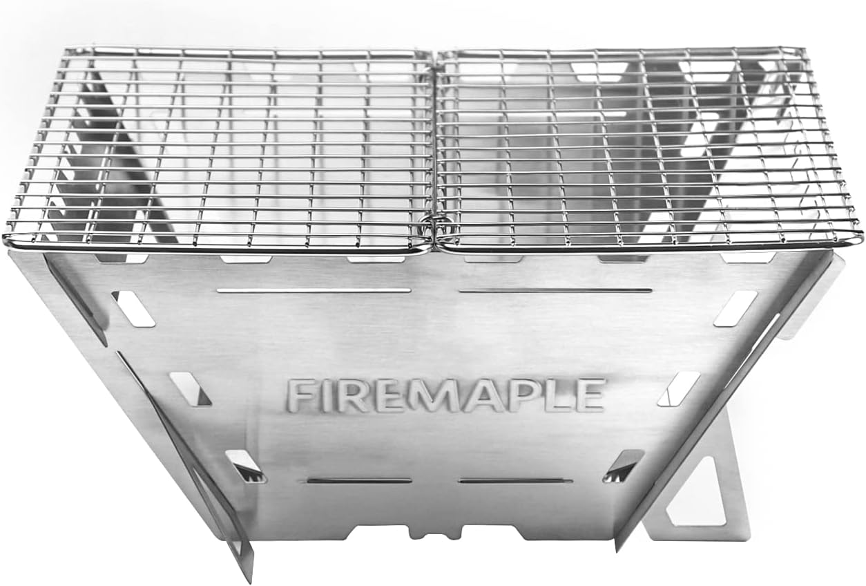 Fire-maple Stufa a Legna Portatile 4 pezzi