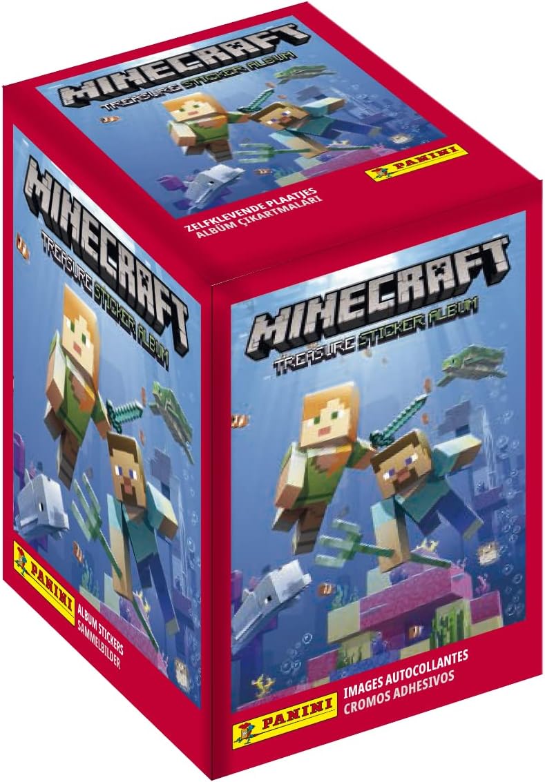 Panini Minecraft - Confezione 50 Adesivi Multicolore - immagine 1