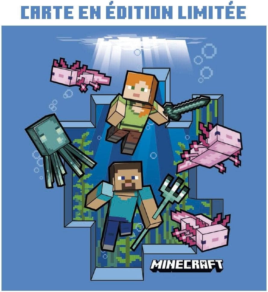 Panini Minecraft - Confezione 50 Adesivi Multicolore - immagine 4