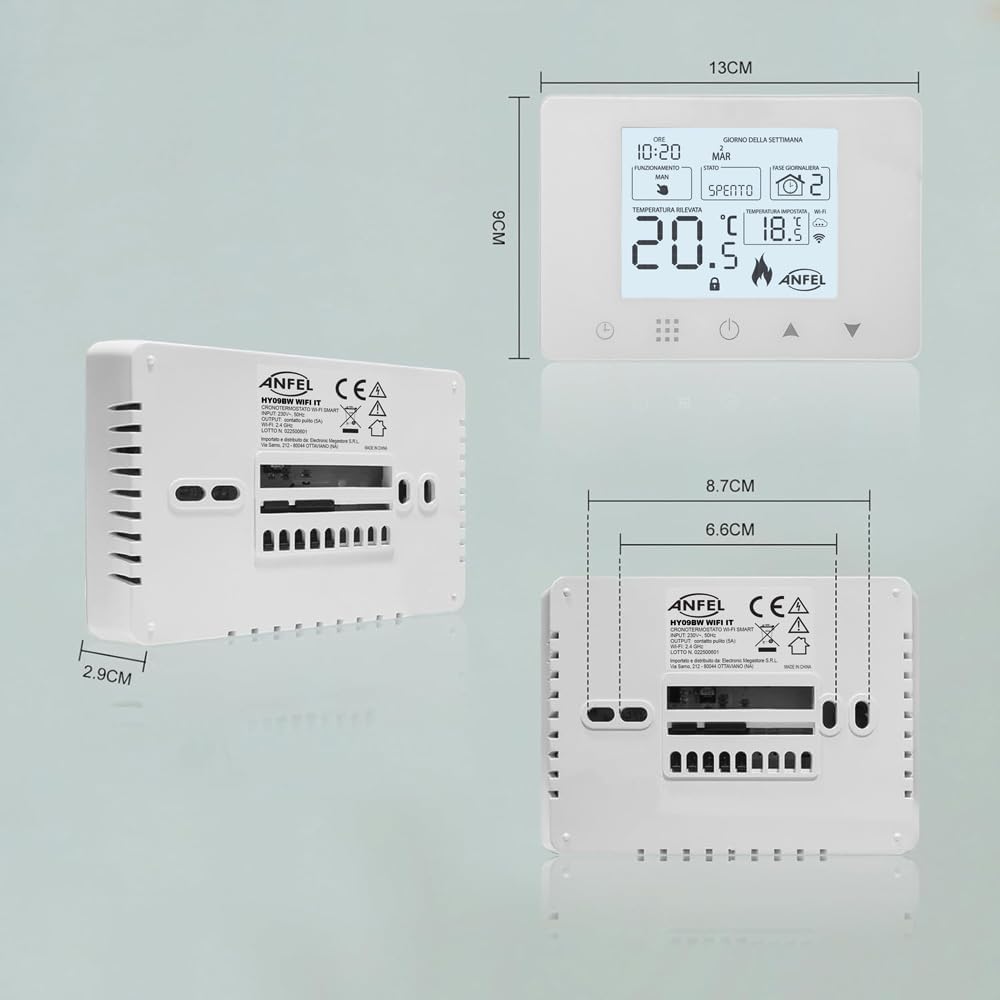 CRONOTERMOSTATO WIFI Programmabile Smart - immagine 3
