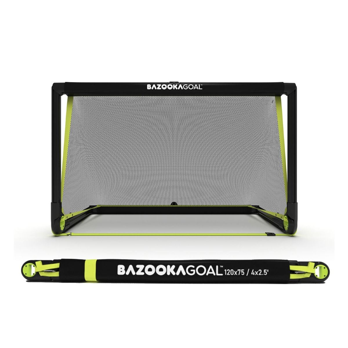 BazookaGoal Original Solid Frame Pop Up Goal – 1.20 by 0.75 m Goal
