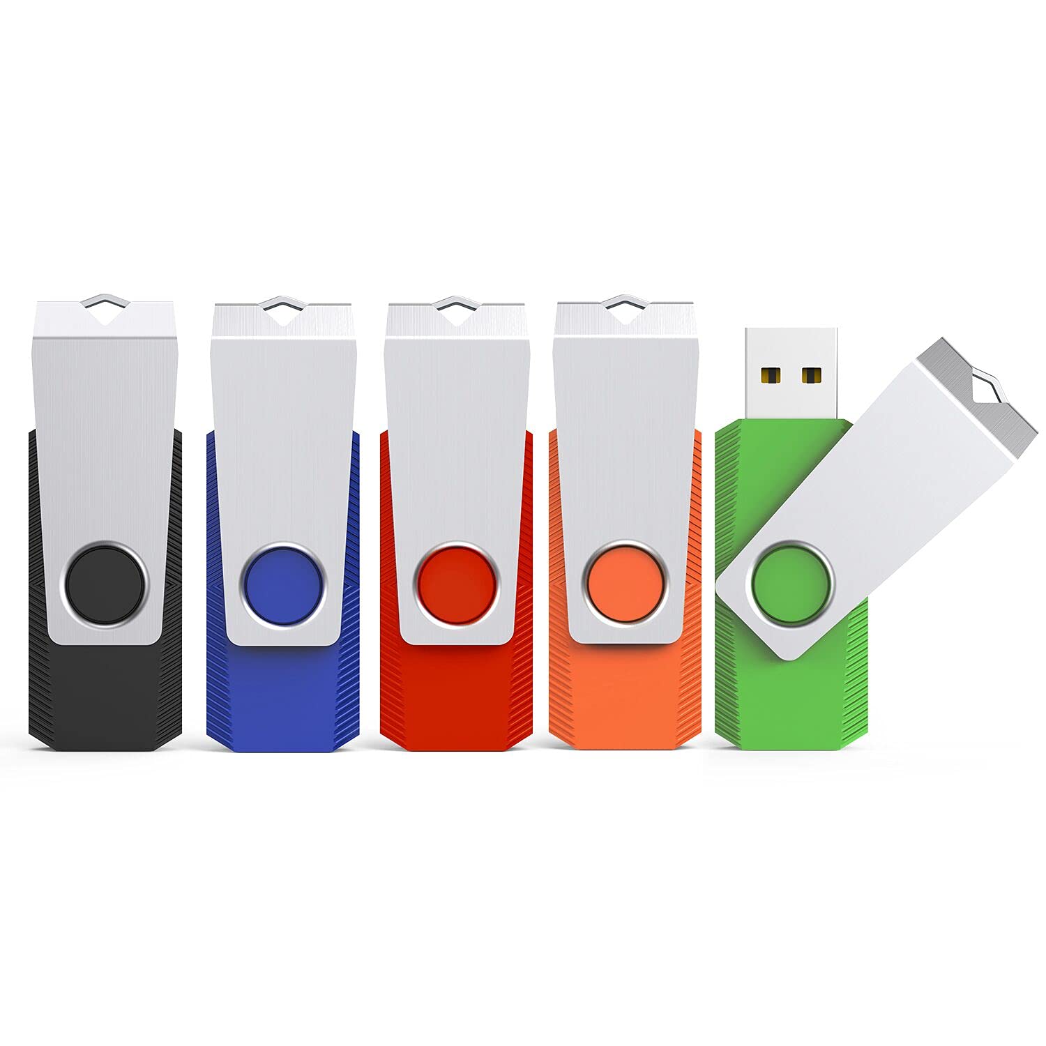 Kexin Chiavetta USB 2.0 da 128GB, 5 Pezzi Colori Assortiti