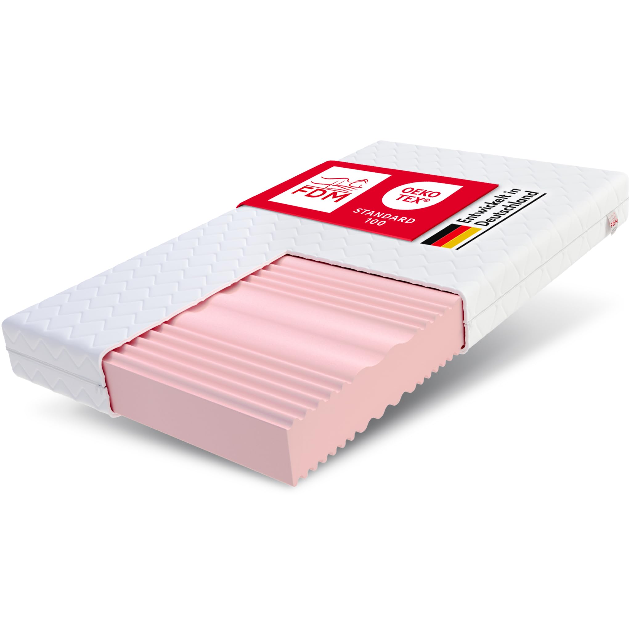 Fdm Materasso 90x200cm H3 H4, Schiuma Fredda Double Face