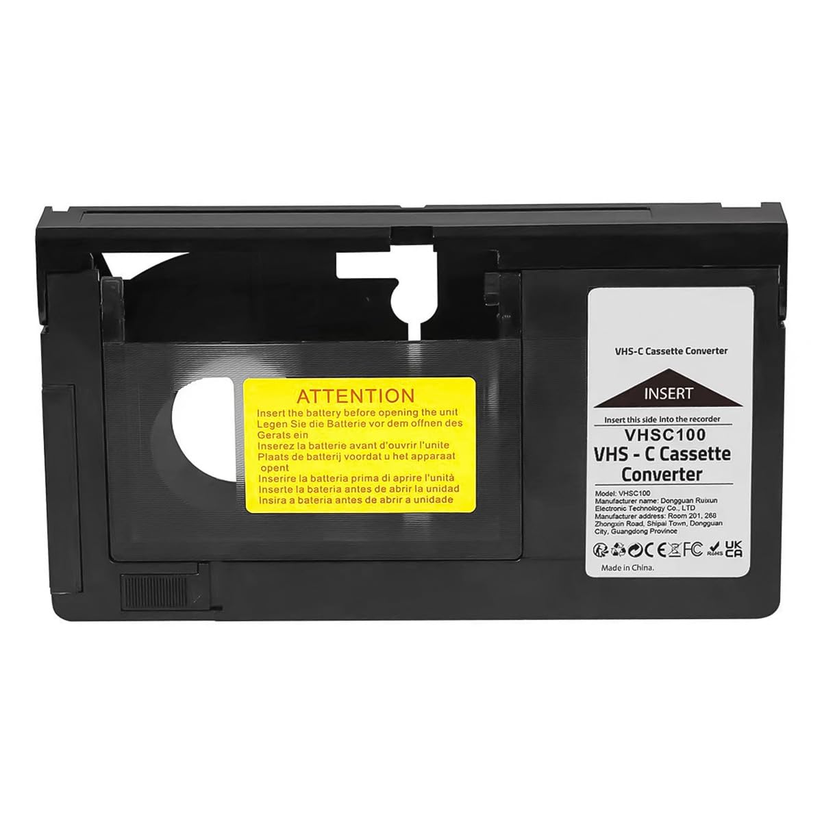 Adattatore per Cassette VHS-C Convertitore VHS