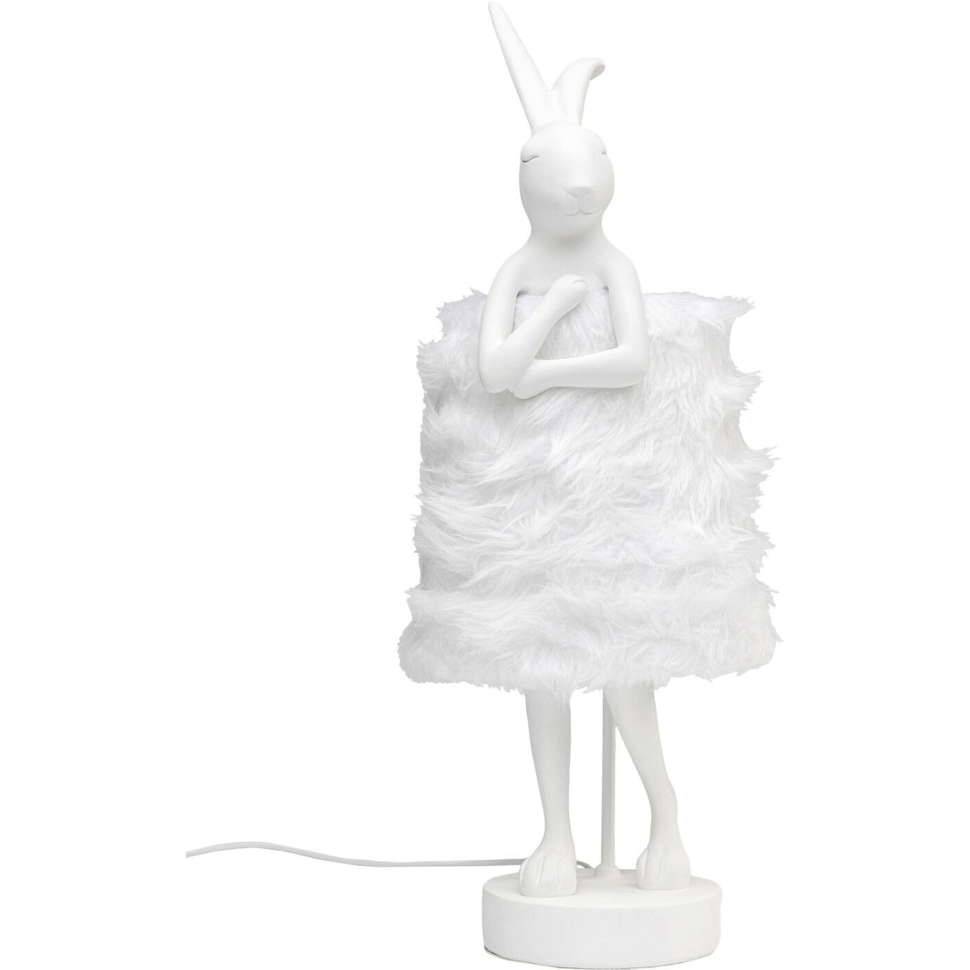 Kare Design Lampada da Tavolo Animal Rabbit Fur 68cm