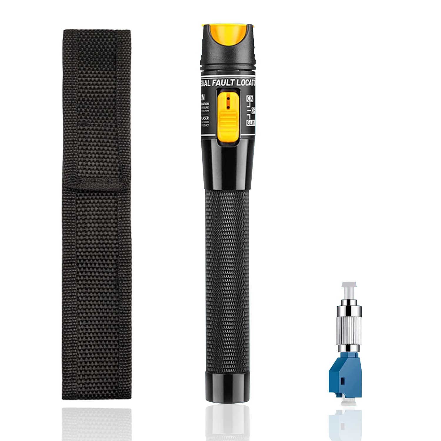 Tester Fibra Ottica FTTH 50 MW con Adattatore FC-LC, Giallo