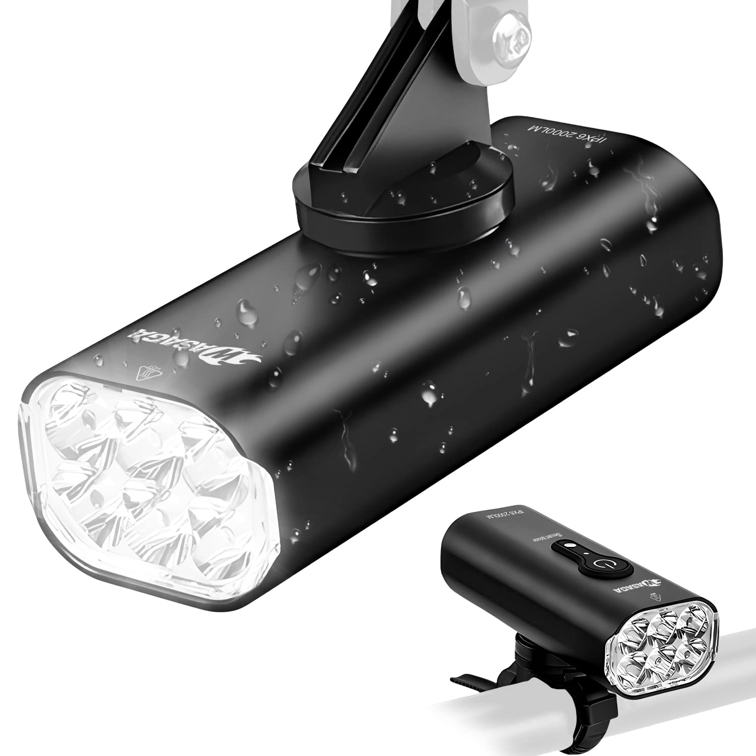 Wasaga Faro Bici 2000 Lumen IPX6
