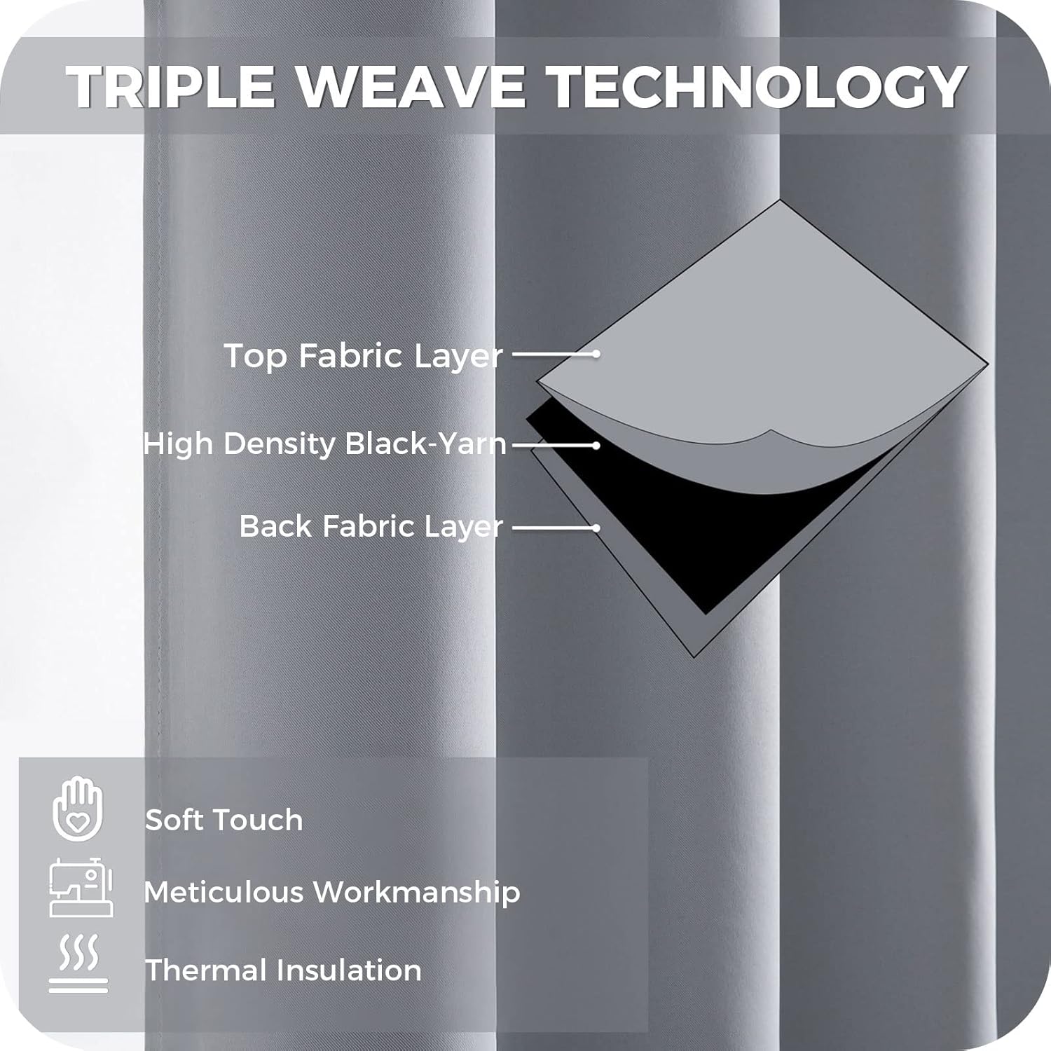 Mrtrees Tende Oscuranti Isolanti Termiche 2 Pezzi - immagine 3