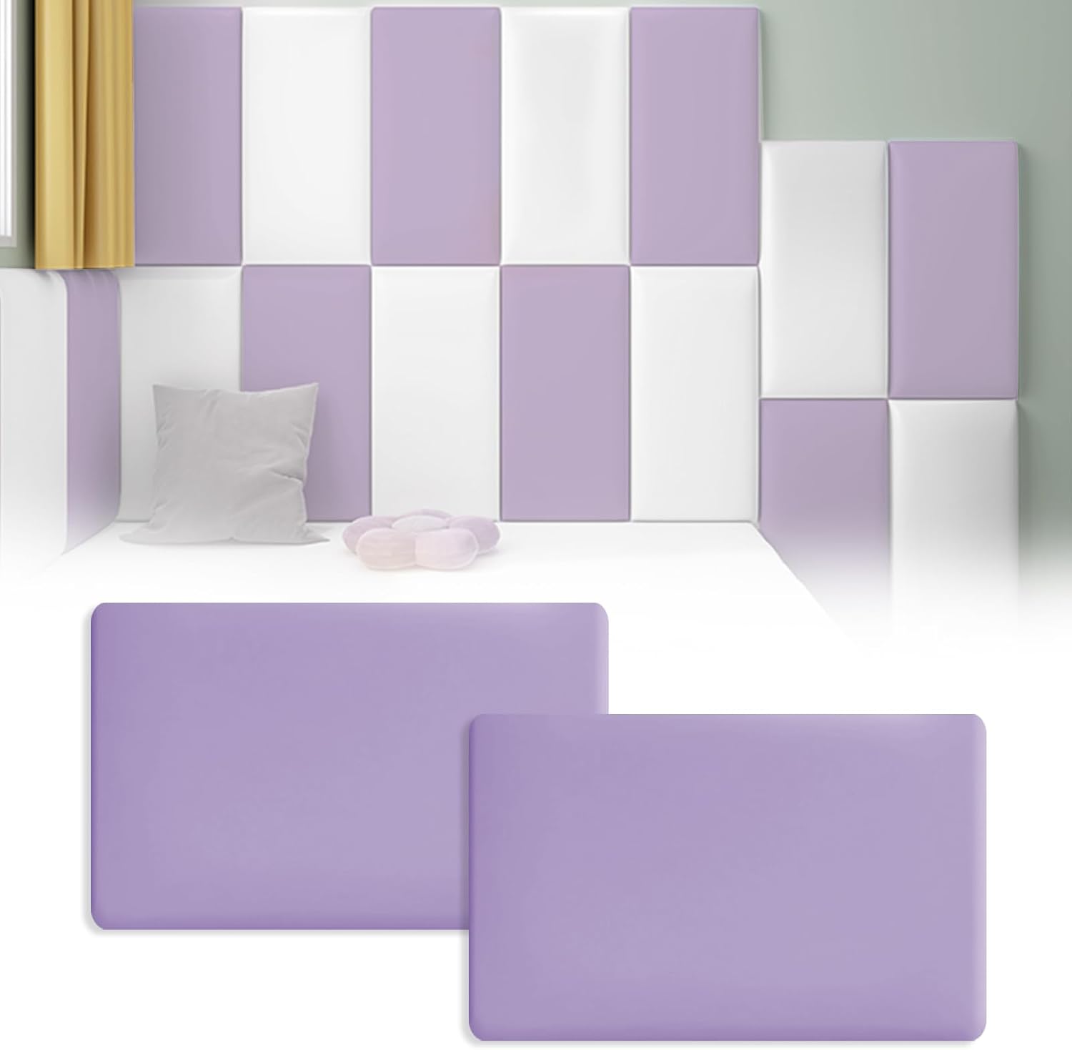 Xlsbz Pannelli da Parete 3D Imbottiti 30x40cm - immagine 3