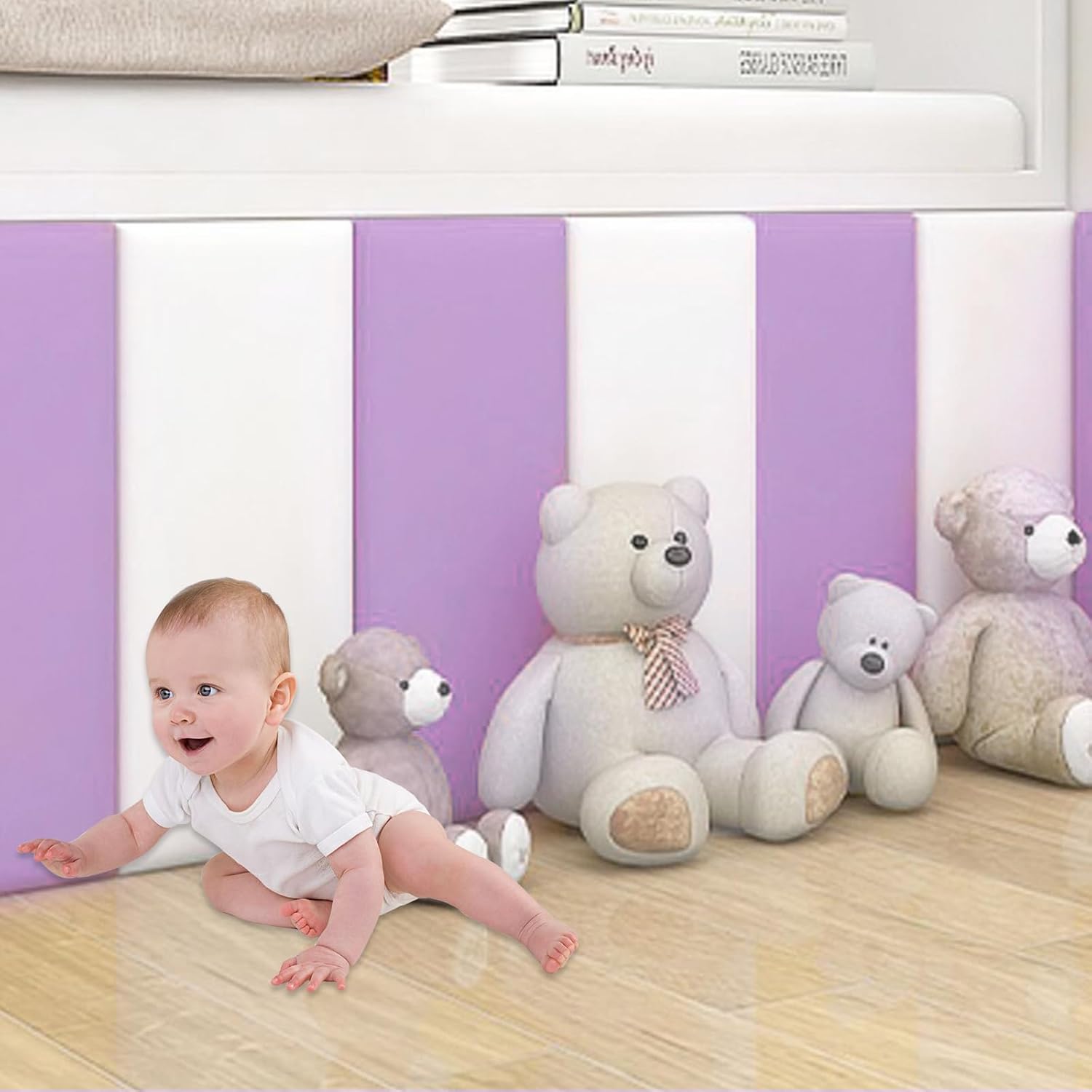 Xlsbz Pannelli da Parete 3D Imbottiti 30x40cm - immagine 5