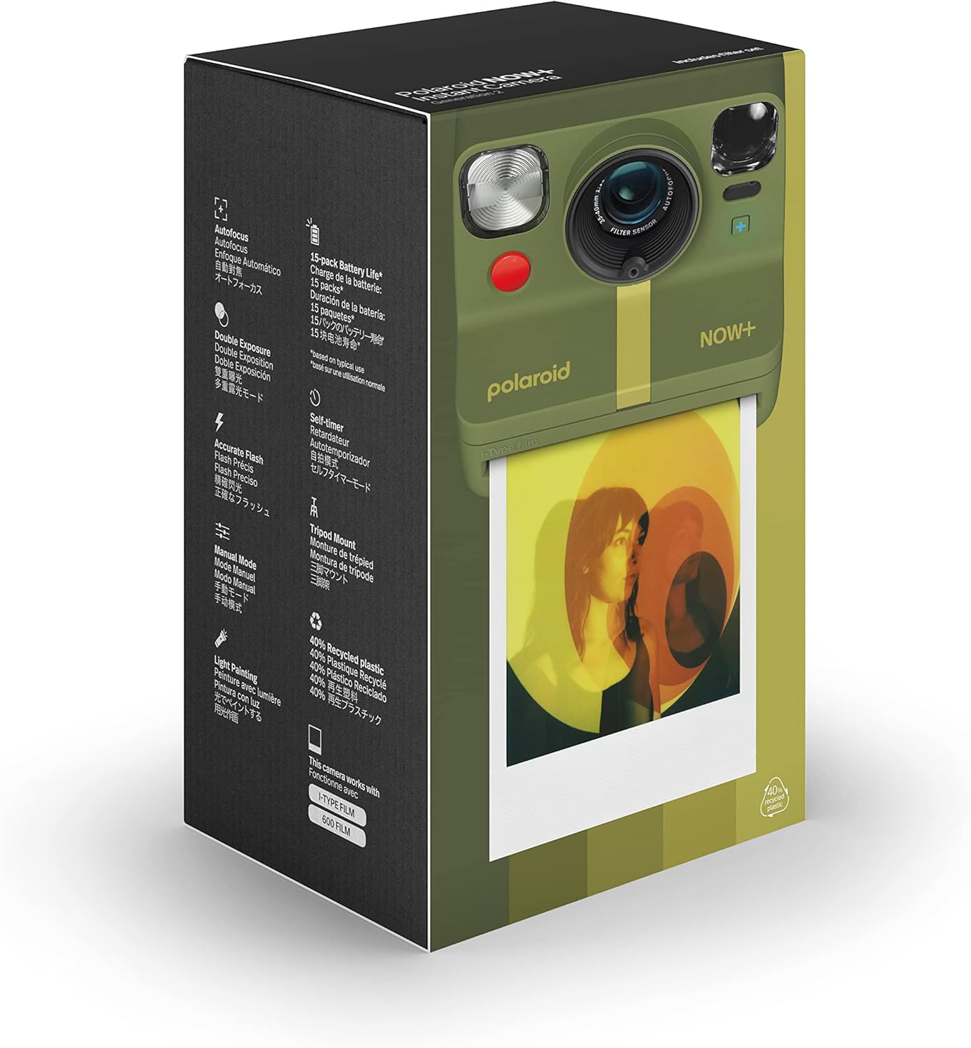 Polaroid Now+ Fotocamera Istantanea Bluetooth, Generation 2, Verde - immagine 10
