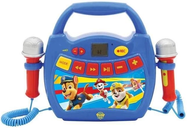Lexibook Paw Patrol - Lettore Musicale Karaoke con Microfono
