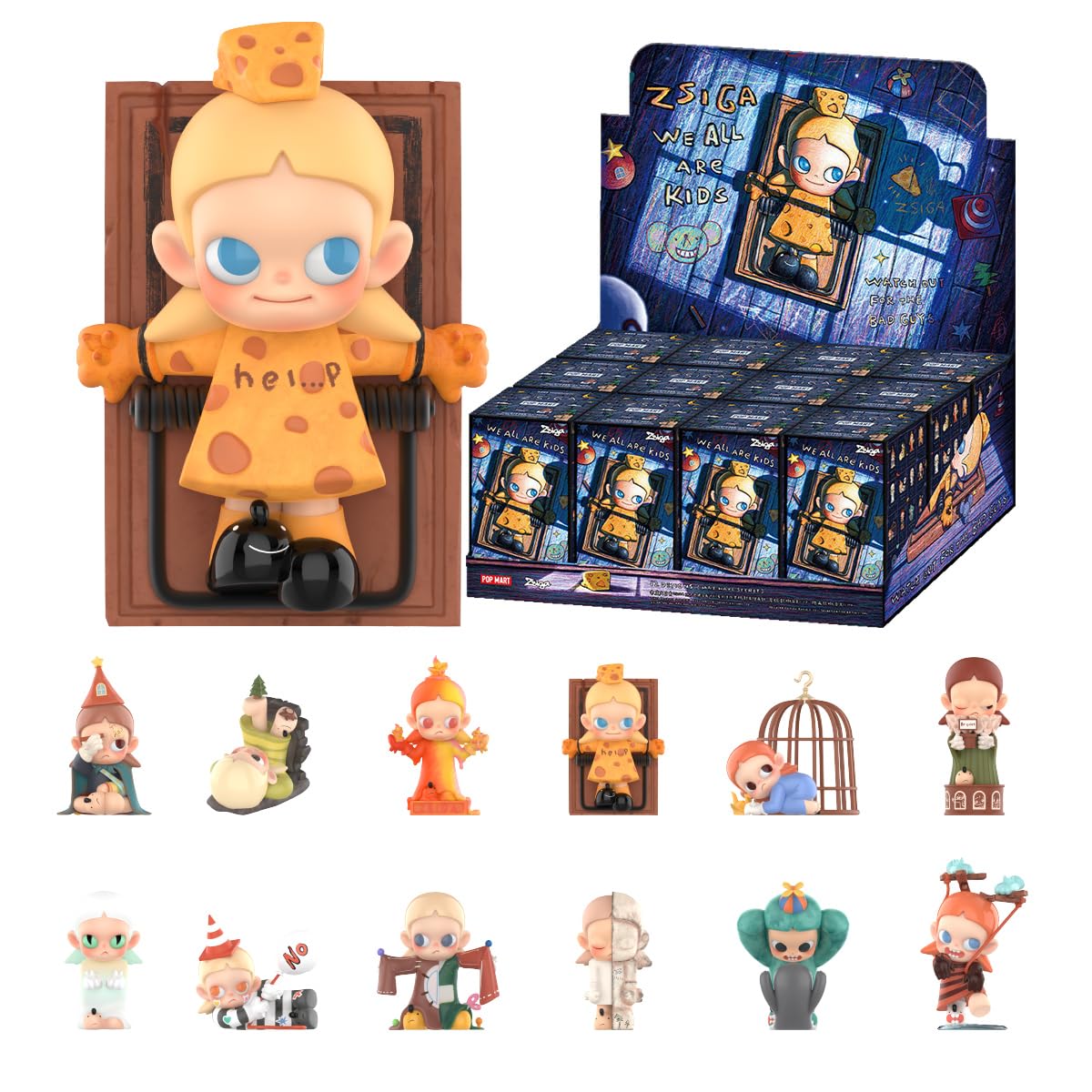 POP MART Zsiga We All Are Kids Series - Set Completo