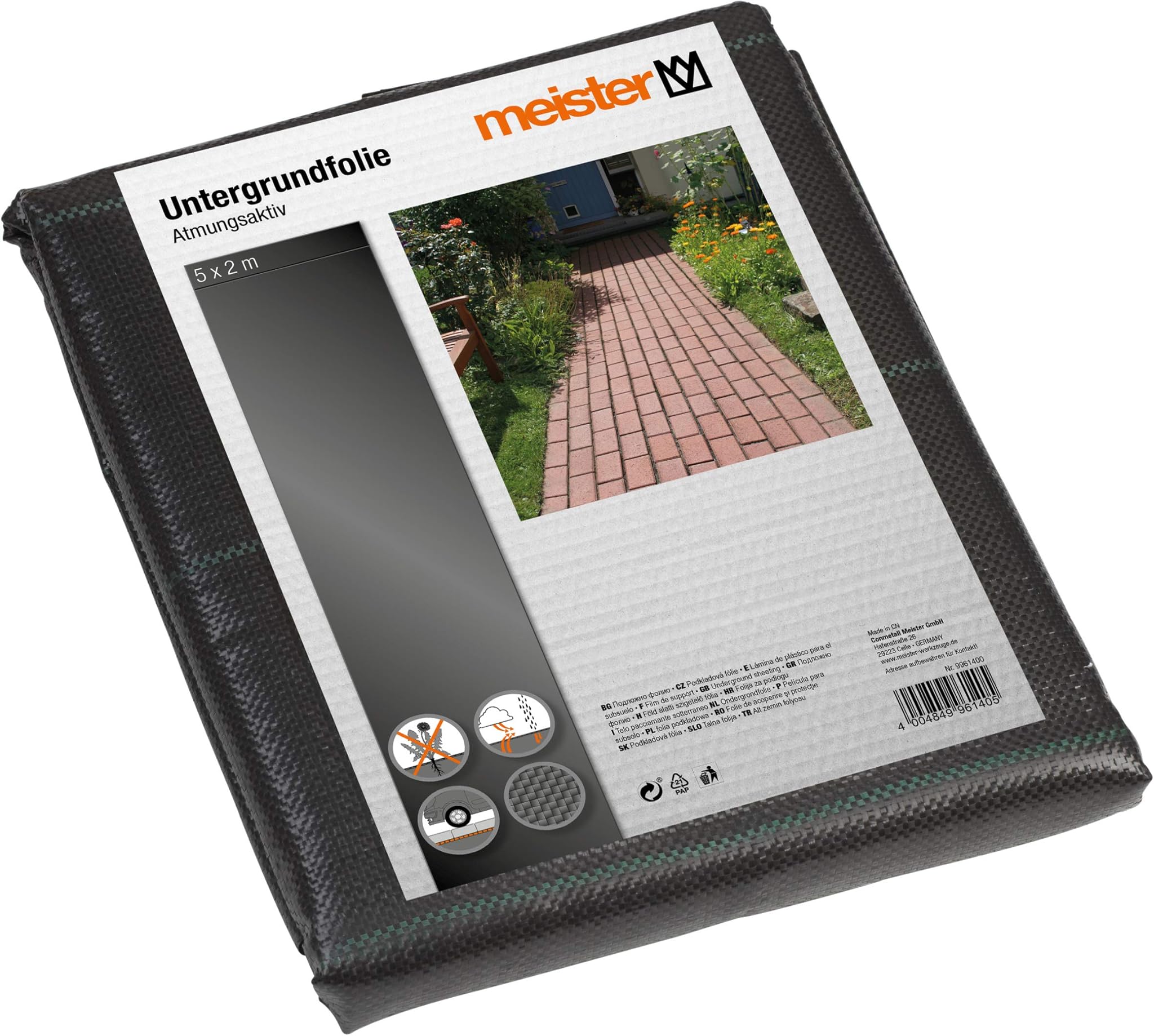 Meister 9961400 Untergrundfolie 5 x 2 M