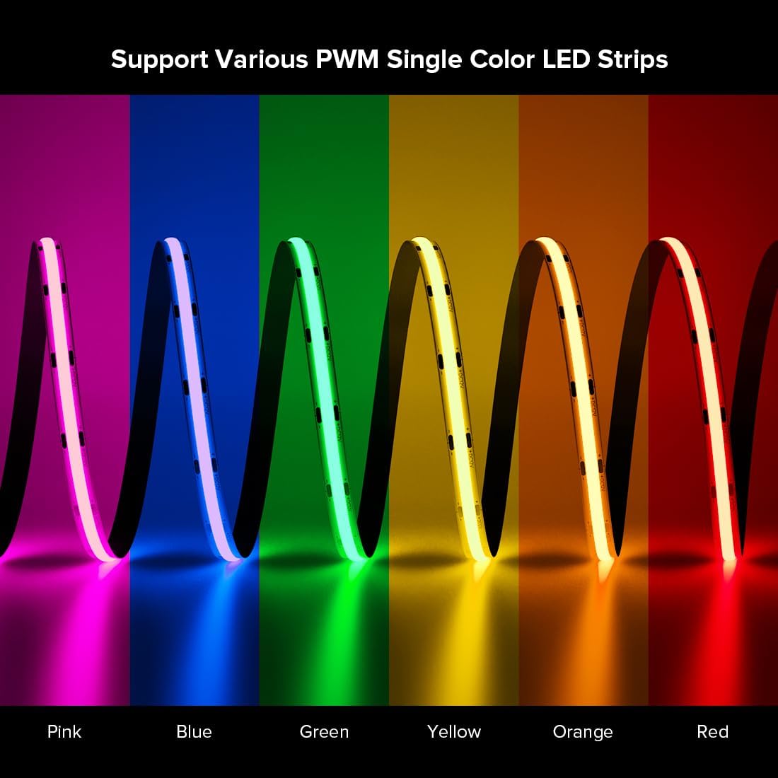 Btf-lighting Kit Dimmerabile FCOB 5050SMD con Telecomando RF - immagine 6