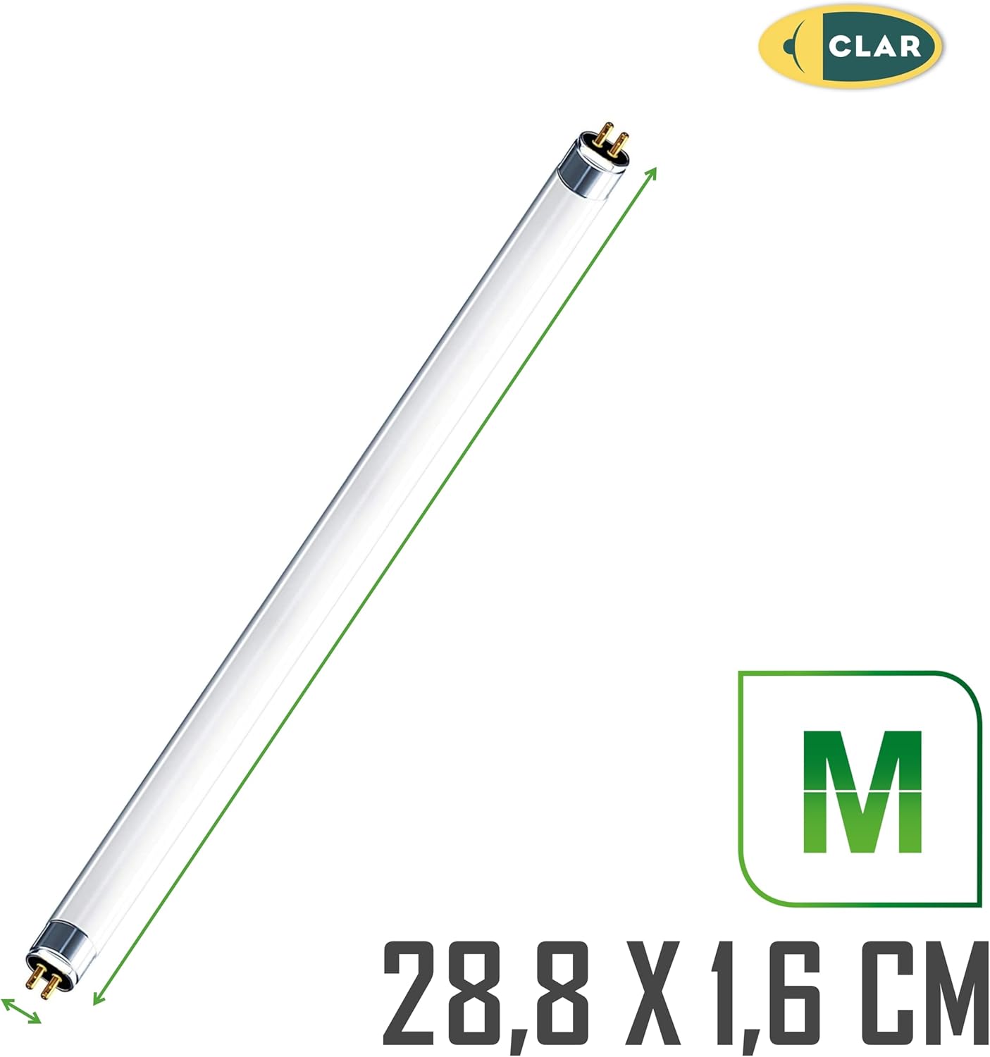 Clar - Tubo Fluorescente T5 8W 30cm (Pack 5) - immagine 4