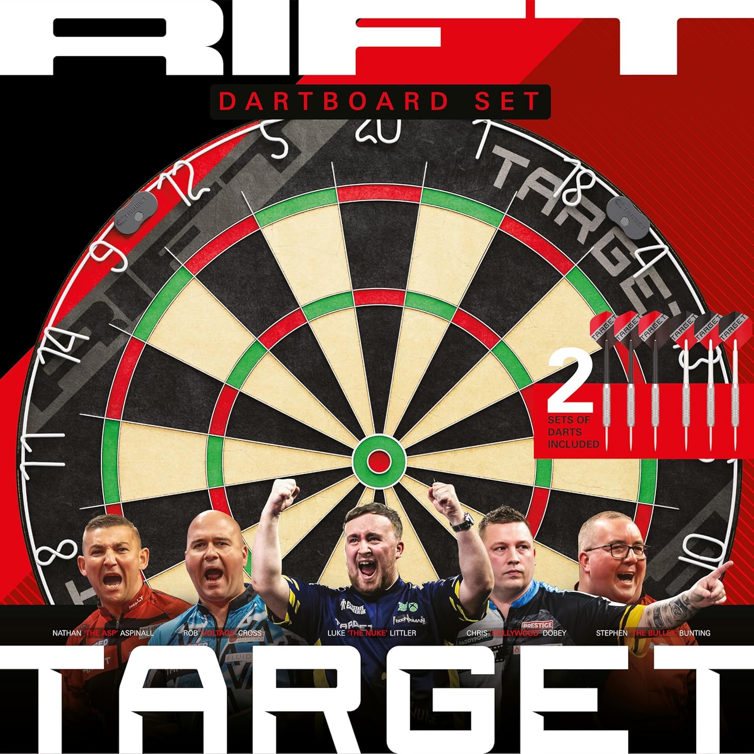 Target Darts Pacchetti Freccette con Bersaglio - immagine 2