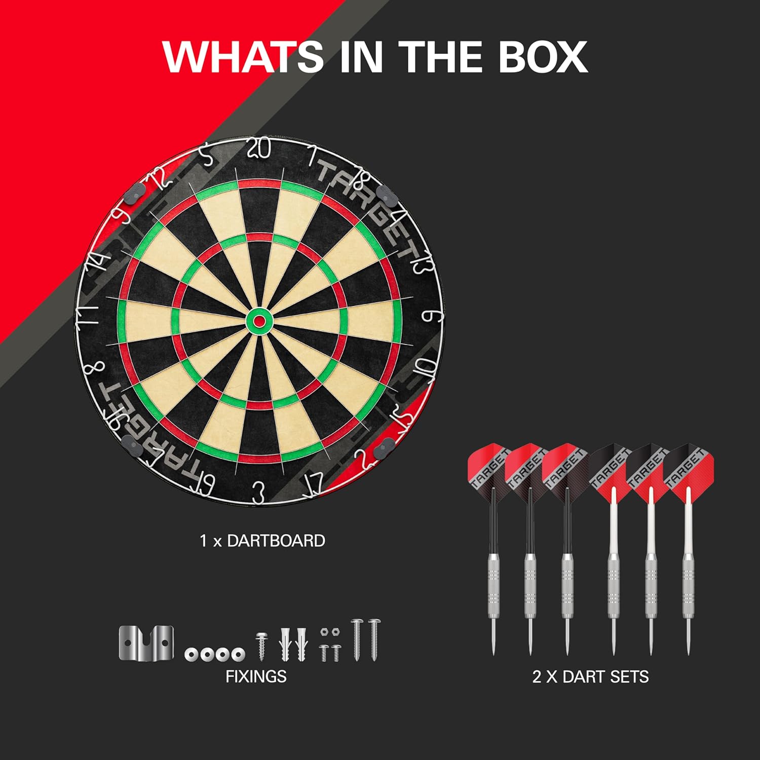 Target Darts Pacchetti Freccette con Bersaglio - immagine 5