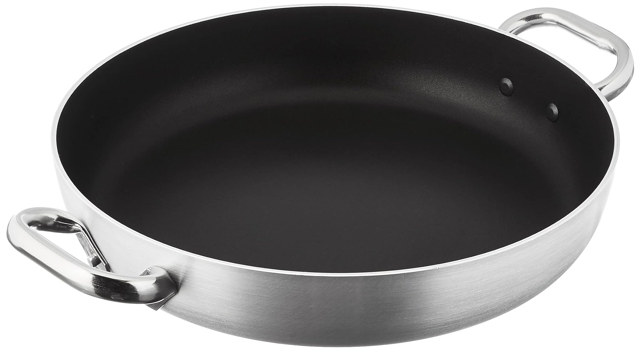 Pentole Agnelli Tegame con Maniglie, Alluminio Antiaderente 32cm