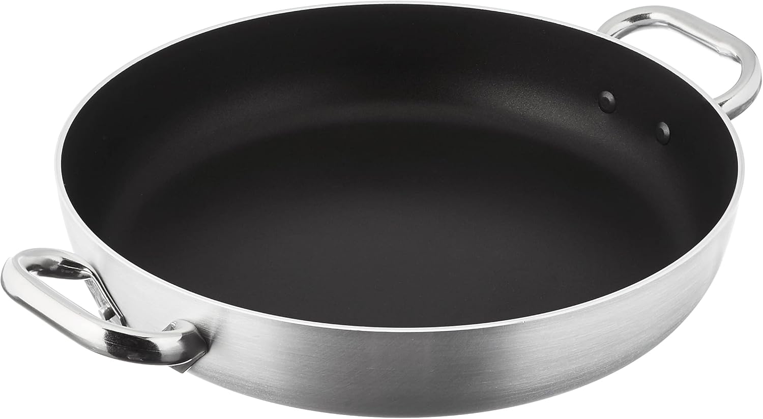 Pentole Agnelli Tegame con Maniglie, Alluminio Antiaderente 32cm - immagine 1