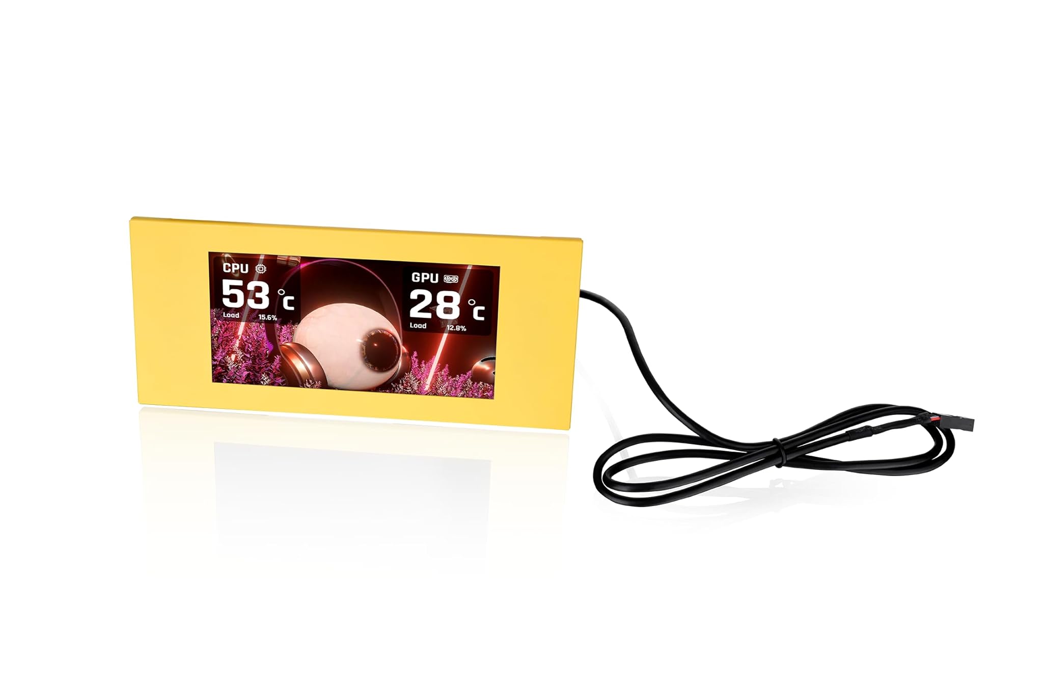 Thermaltake Kit pannello LCD View 600 | display da 6,0" | Burro Caramel