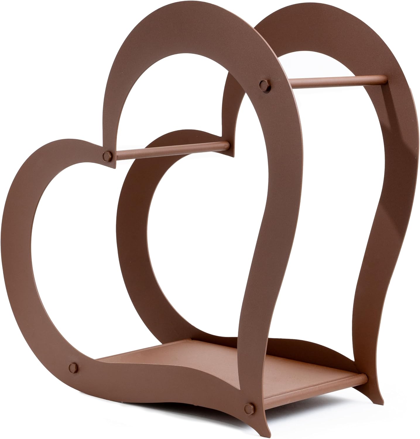 Neustein Scaffale per Legna da Ardere a Cuore, Nero - immagine 5