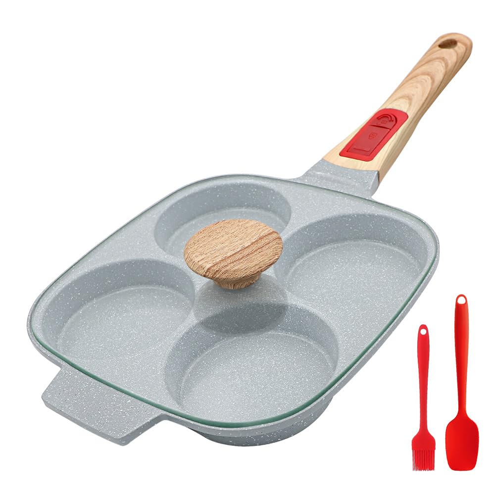 Padella Pancake con Rivestimento in Ceramica - Blu