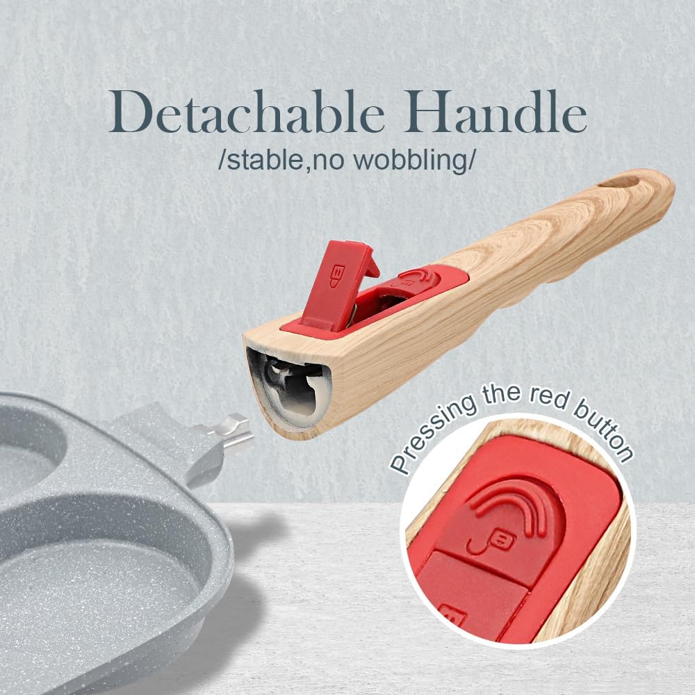 Padella Pancake con Rivestimento in Ceramica - Blu - immagine 4