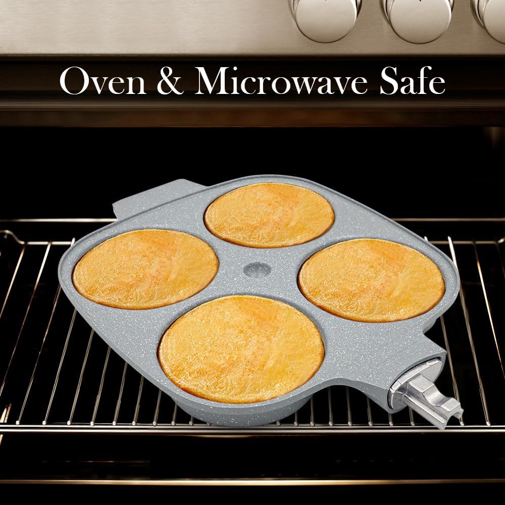 Padella Pancake con Rivestimento in Ceramica - Blu - immagine 6