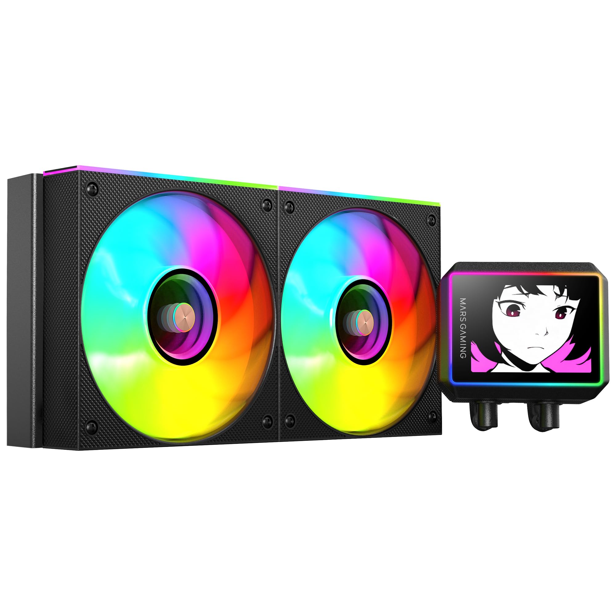 Mars Gaming ML-VISIONII240 - Raffreddamento Liquido AIO 500W TDP