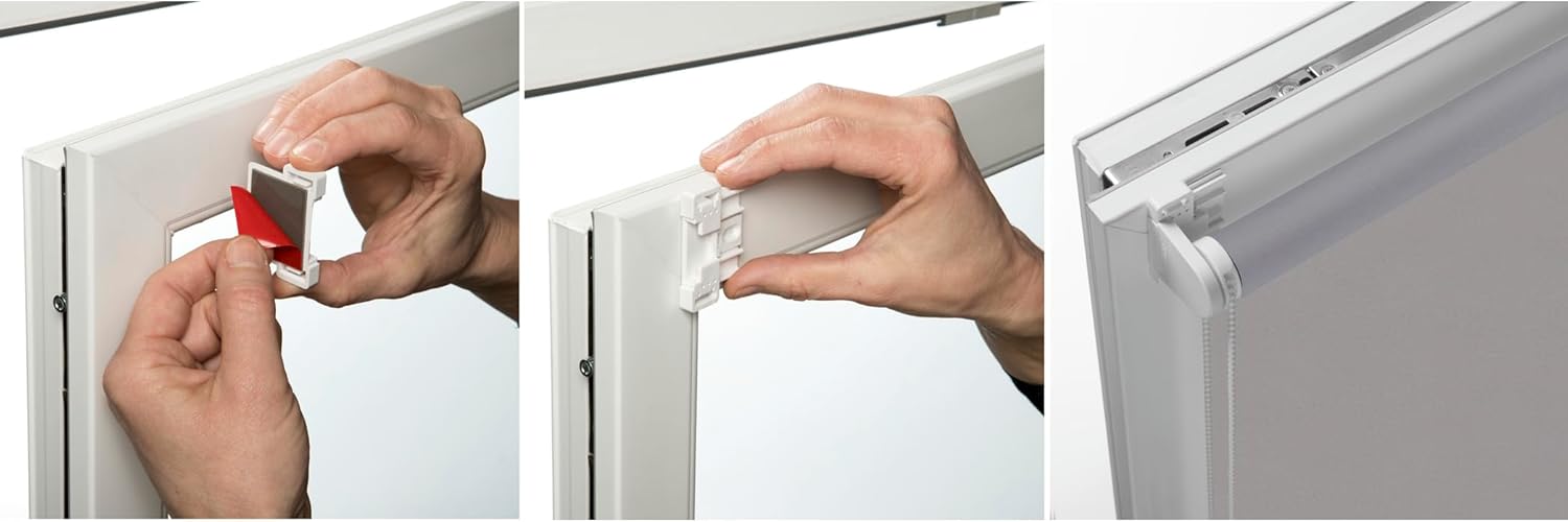 Gardinia EASYFIX Tenda a Rullo Termica Opaca, Grigio 100x150cm - immagine 6