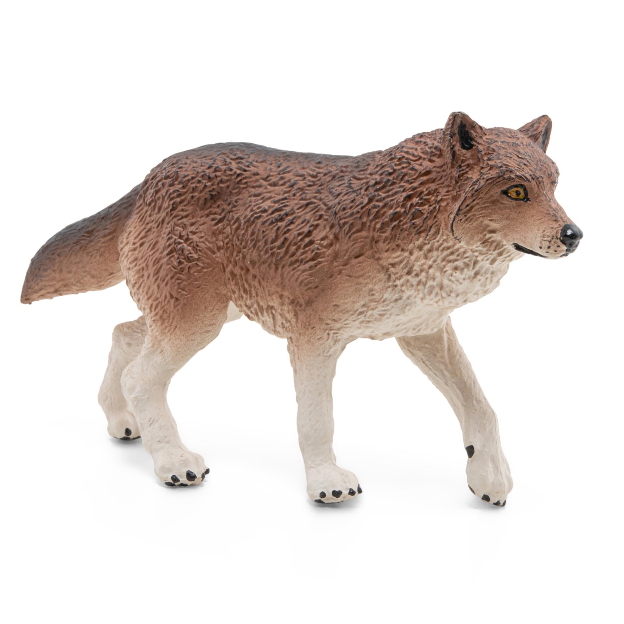 Papo - Statuetta Lupo Realistica - 3 Anni + - Collezione La Vita Selvaggia - Gioco Educativo Animali del Bosco - Idea Regalo Giocattolo Bambina Bambino