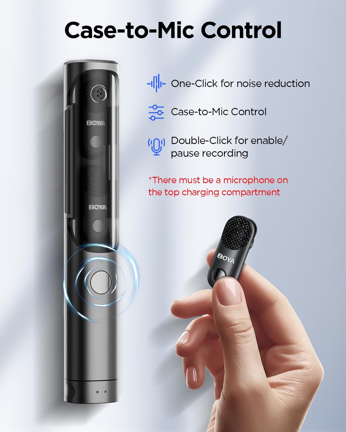 Boya Magic 4 in 1 Mini Microfono Wireless (2TX+1RX) - immagine 3